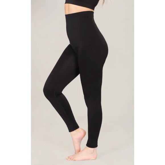 Shapermint Empetua High Waisted Black Shaping Leggings Sz XL - Picture 2 of 4